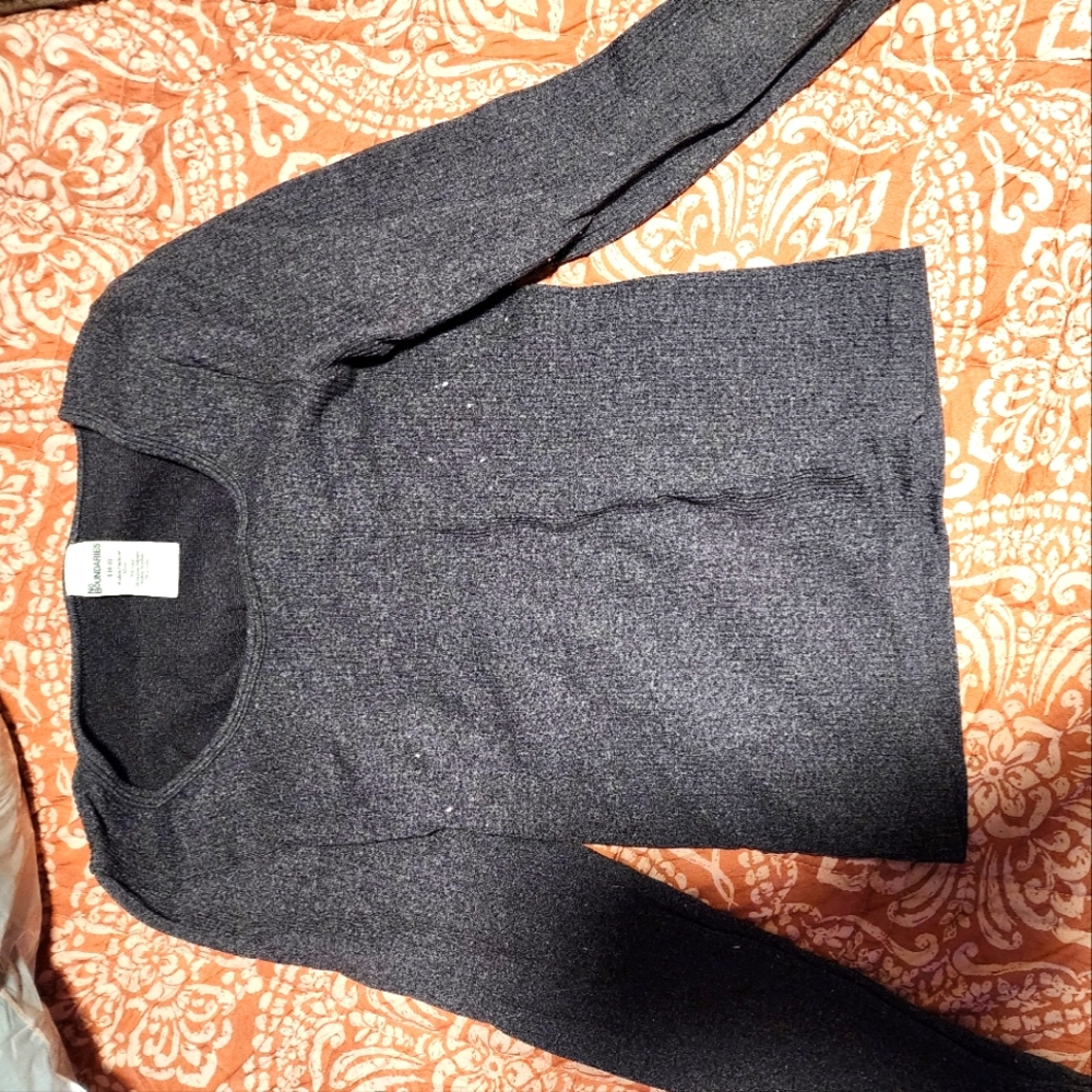 No Boundaries Dark Gray Top